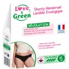 Image de Love & Green Menstruatie Shorty Wasbaar Zwart Abundant Flow (Maat : XL)