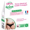 Image de Love & Green Menstruatie Shorty Wasbaar Zwart Abundant Flow (Maat : XXL)