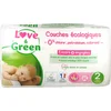 Image de Love & Green Hypoallergene Luiers 44 Luiers Maat 2 (3-6 kg)