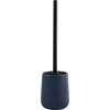 Image de MSV WC Borstel met Houder - MAONIE - Toiletborstel Vrijstaand - Keramiek - Blauw