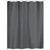 Image de MSV Douchegordijn 120x200 cm - Antraciet Polyester Douchegordijn Waterafstotend en Sneldrogend voor Douche en Bad