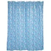 Image de MSV Douchegordijn - blauw tegels patroon - PVC - 180 x 200 cm - wasbaar - bad en douche