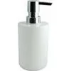 Image de MSV Zeeppompje/dispenser Porto - PS kunststof - wit/zilver - 7 x 16 cm - 260 ml