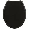Image de MSV WC Bril - CLEO - Toiletbril - MDF - Zwart