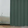 Image de MSV Douchegordijn - donkergroen - gerecycled polyester - 180 x 200 cm - wasbaar - bad en douche