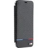 Image de BMW hoesje iPhone XS Max - Book Case - Smooth Leather - Tricolor Stripe
