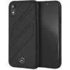 Image de iPhone XR Backcase hoesje - Mercedes-Benz - Effen Zwart - Leer