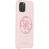 Image de Roze hoesje van Guess - Backcover - Silicon - iPhone 11 Pro - Logo - GUHCN58LS4GLP