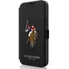 Image de U.S. Polo Embroidery Book Case - Geschikt voor Apple iPhone 12/12 Pro (6.1") - Zwart