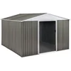 Image de Tuinhuisje metaal "Dallas" - 8,84 m² - Taupe - grijs bruin