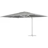 Image de Doek parasol vrijhangend tuin zweefparasol "Sun 3" - 3 x 3 m - Grijs lichtgrijs