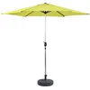 Image de Parasol tuin tuinparasol recht aluminium "Sol" - Rond - Ø 3m - Groen - Met parasolvoet voor parasoltegels