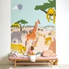 Image de MIMI'Lou Kinderbehang Panorama Behang Safari Kinderkamer 400 x 250 cm