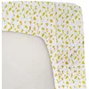 Image de Kinderjersey hoeslaken met savanneprint, geel, 70x140 cm