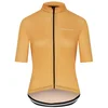 Image de CafÉ Du Cycliste Fleurette Korte Mouw Wielertrui Geel,Oranje L Vrouw