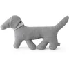 Image de Sevira Kids - Knuffel hond teckel van biologisch katoen - Grijs
