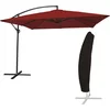 Image de Zonnescherm MOLOKAI vierkant 2,7x2,7m rood + afdekking