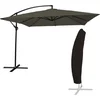 Image de Offset parasol MOLOKAI vierkant 2,7x2,7m grijs + hoes
