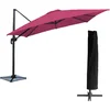 Image de Offset parasol MOLOKAI vierkant 3x3m fuchsia + hoes