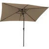 Image de HAPUNA rechthoekige rechte parasol 2x3m taupe