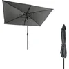Image de HAPUNA rechthoekige rechte parasol 2x3m grijs