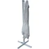 Image de Offset parasol MOLOKAI vierkant 3x3m wit + hoes