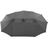 Image de Dubbele parasol 2,7x4,6m LINAI grijs