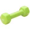 Image de Sporti France Vinyl 1.5kg Dumbbell 2 Eenheden Groen 1.5 kg