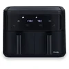 Image de HKoeNIG Olievrije Friteuse - FRY900 - 9L Capaciteit - 4,5L Dubbele Tank - 8 Kookprogramma's - 2400W