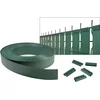 Image de Casanoov Pvc Lamellen Voor Tuinschermen   Flexibele Op Rol Baldo Groen 100m X 46mm - Met Clips