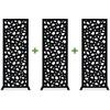 Image de Casanoov Set Van 3 Decoratieve Panelen Sunny Zwart H.160cm Volledig Patroon 160 x 60 cm