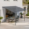 Image de Cazeboo Pergola Terrasoverkapping /carport Kleo 3x3m Aluminium Grijs