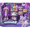Image de Bandai - Eenhoorn en vleermuis animakii - Aanpasbare poppenset - 1 pop, 4 gezichten, 2 kapsels, 2 outfits, 2 paar schoenen - creatief speelgoed 5 jaar + - HEA26348