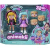 Image de Bandai - Animakii Cyberpunk & Gamer - Aanpasbare poppenset - 1 pop, 4 gezichten, 2 kapsels, 2 outfits, 2 paar schoenen - creatief speelgoed 5+ jaar - HEA26350