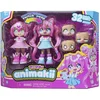 Image de Bandai - Animakii goochelaar en schoolmeisje - Aanpasbare poppenset - 1 pop, 4 gezichten, 2 kapsels, 2 outfits, 2 paar schoenen - creatief speelgoed 5+ jaar - HEA26352