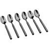 Image de Set van 6 Kleine lepels VIGGO - Zwart