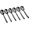 Image de Set van 6 Kleine lepels KNUT - Zwart