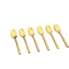 Image de Set van 6 Kleine lepels OLAF - Goud