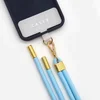 Image de Casyx - "Iced Blue" telefoonkoord - telefoonkoord universeel - telefoonketting - telefoon accessoires ketting - unisex - Design
