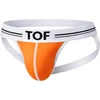 Image de TOF Paris French Jock Orange - MAAT XL - Heren Ondergoed - Jockstrap voor Man - Mannen Jock