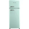 Image de Helvetia Retro Koelvriescombinatie HRDPER206EMG1 - Muntgroen - 144 cm Hoog - 4ster Vriezer - Vintage - 206 Liter