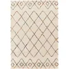 Image de sweeek - Shaggy interieurtapijt, lange haren, berber-stijl, crème en veelkleurig - beverly