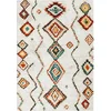 Image de sweeek - Interieurtapijt, berber stijl, lange haren, crème en veelkleurig