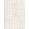 Image de sweeek - Interieur tapijt met etnisch bogenpatroon, korte haren, beige en crème - archie
