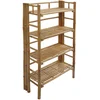 Image de sweeek - Open kast met 4 niveaus van bamboe 66cm - fidji