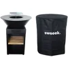 Image de sweeek - Kookvuur ø81,5cm met grillrooster, opslagruimte voor hout + polyester hoes
