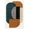 Image de sweeek - Shaggy interieurtapijt, geometrisch patroon, veelkleurig