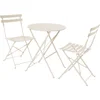 Image de sweeek - Bistrotuinset ronde metalen tafel met twee stoelen inklapbaar - emilia