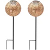 Image de Set van 2 solar grondlampen H45CM AGADIR