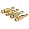 Image de Norstone NORBANX4 - Set of 4 gold-plate banana plugs Goud